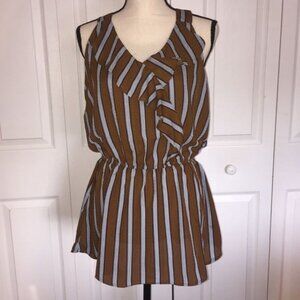 Sleeveless Ruffled Women's XL Top